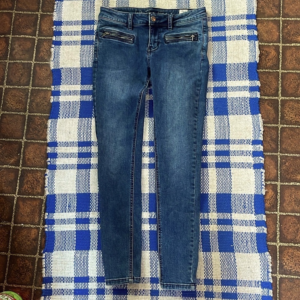 Free People - We the Free Jet low rise medium wash skinny blue jeans - size 26